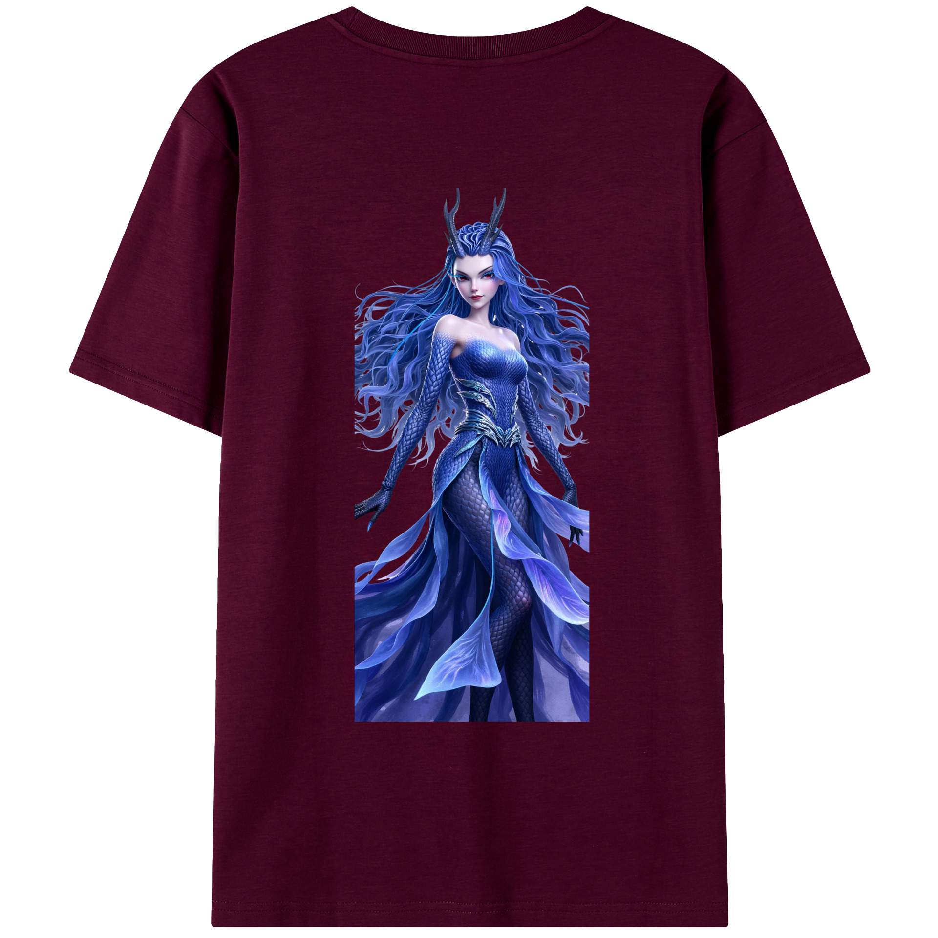 （画像用） Ne Zha 2 ナタ 魔童の大暴れ レディース半袖Tシャツ(バックプリント)